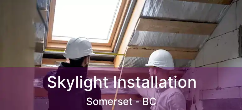  Skylight Installation Somerset - BC