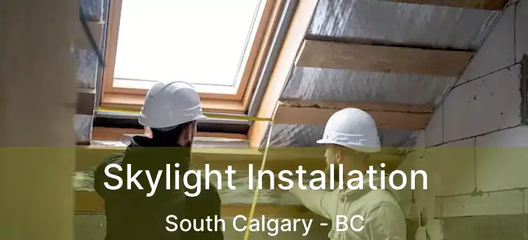  Skylight Installation South Calgary - BC