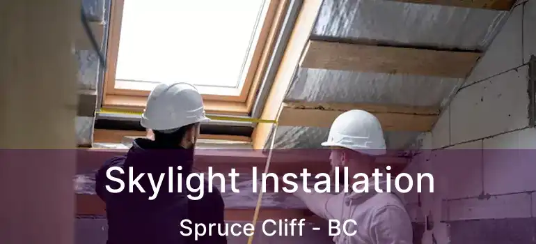  Skylight Installation Spruce Cliff - BC