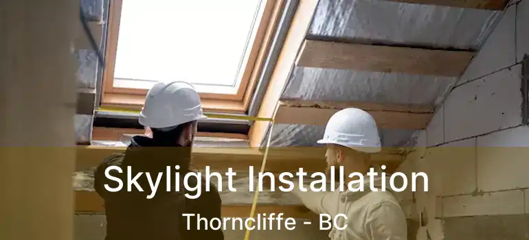  Skylight Installation Thorncliffe - BC