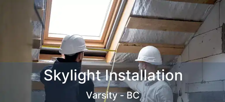  Skylight Installation Varsity - BC