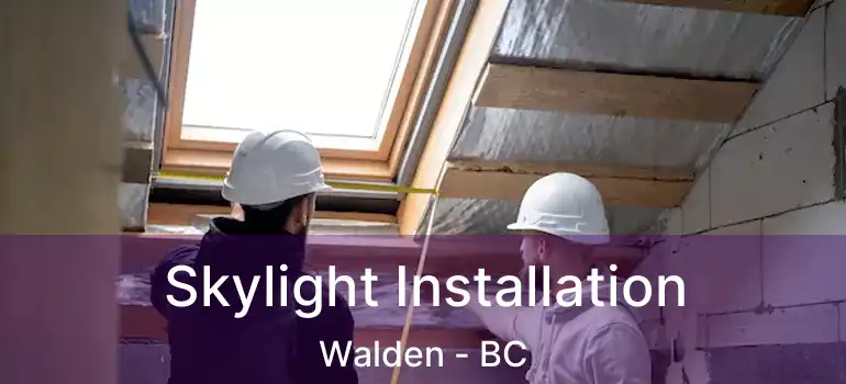  Skylight Installation Walden - BC