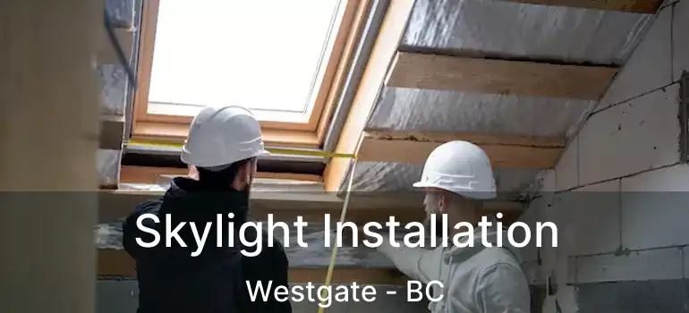  Skylight Installation Westgate - BC