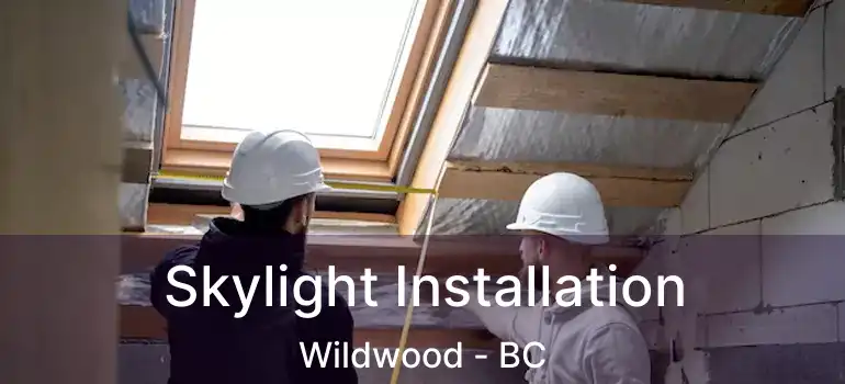  Skylight Installation Wildwood - BC