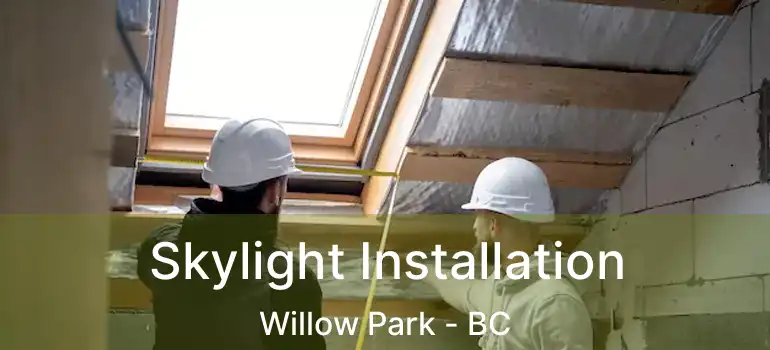  Skylight Installation Willow Park - BC