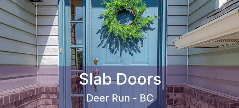  Slab Doors Deer Run - BC
