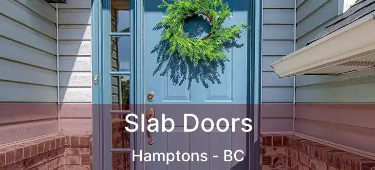  Slab Doors Hamptons - BC