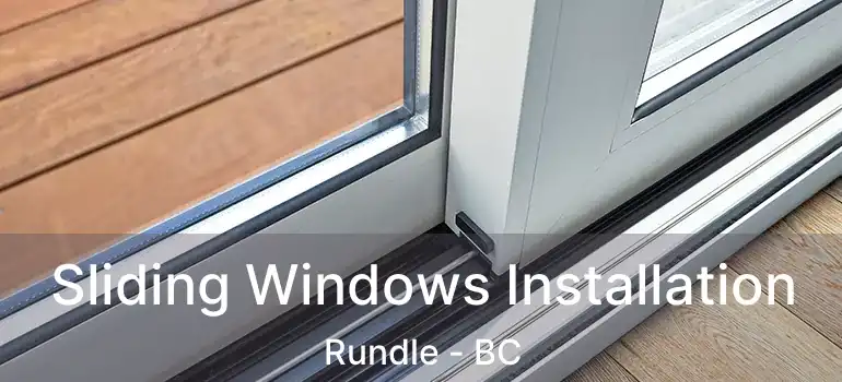  Sliding Windows Installation Rundle - BC