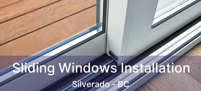  Sliding Windows Installation Silverado - BC