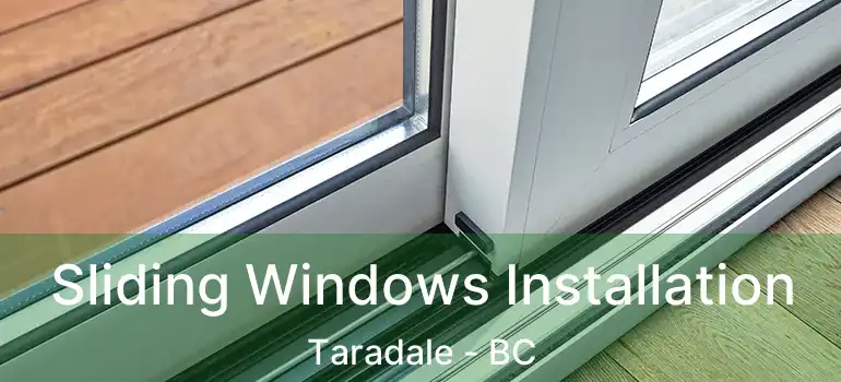  Sliding Windows Installation Taradale - BC