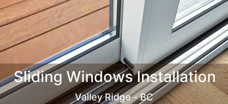  Sliding Windows Installation Valley Ridge - BC