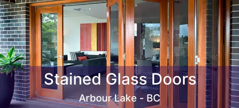  Stained Glass Doors Arbour Lake - BC