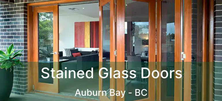  Stained Glass Doors Auburn Bay - BC