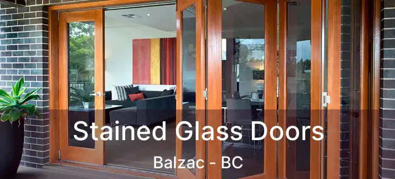  Stained Glass Doors Balzac - BC