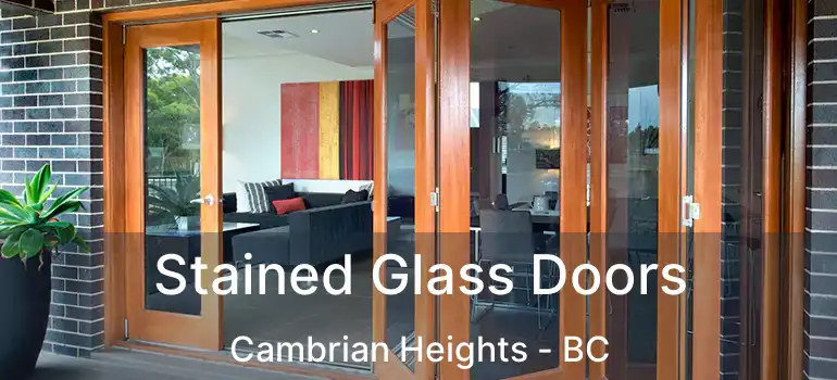  Stained Glass Doors Cambrian Heights - BC