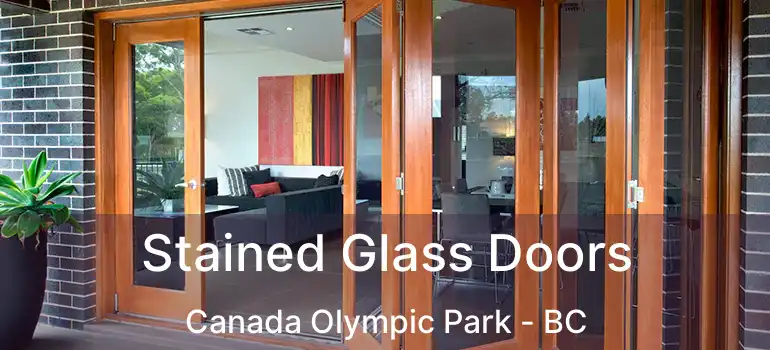  Stained Glass Doors Canada Olympic Park - BC