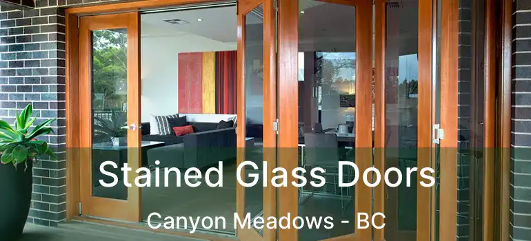  Stained Glass Doors Canyon Meadows - BC