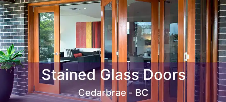  Stained Glass Doors Cedarbrae - BC