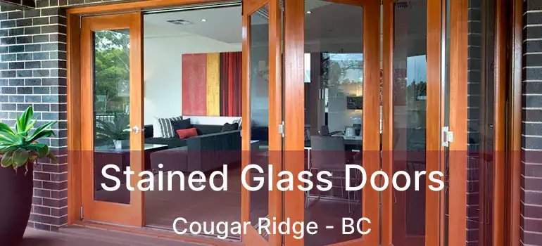  Stained Glass Doors Cougar Ridge - BC