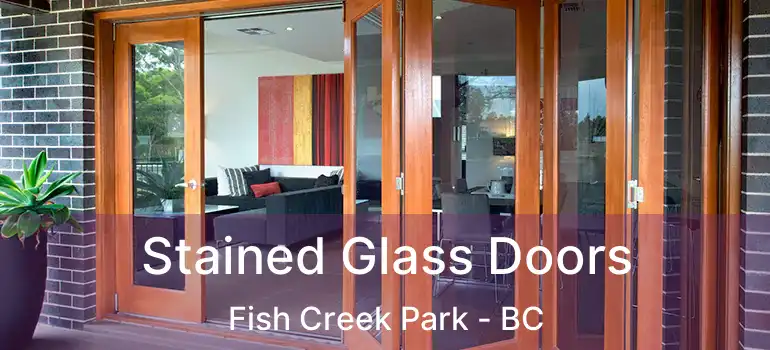  Stained Glass Doors Fish Creek Park - BC