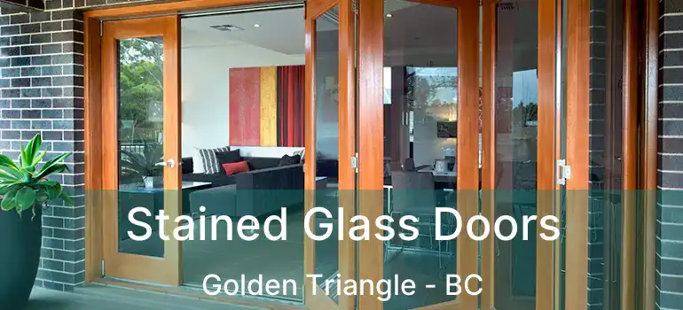  Stained Glass Doors Golden Triangle - BC