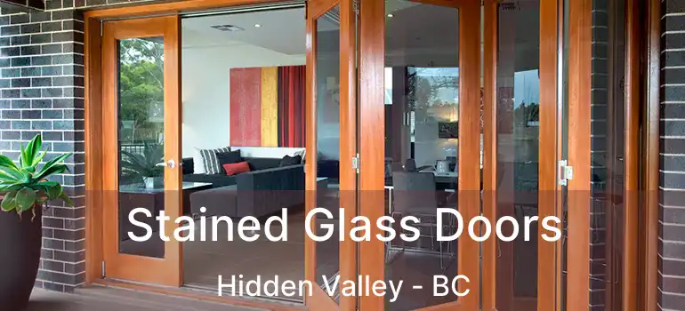  Stained Glass Doors Hidden Valley - BC