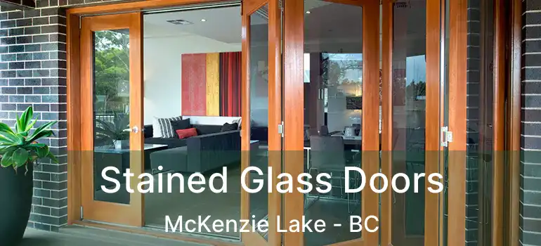  Stained Glass Doors McKenzie Lake - BC