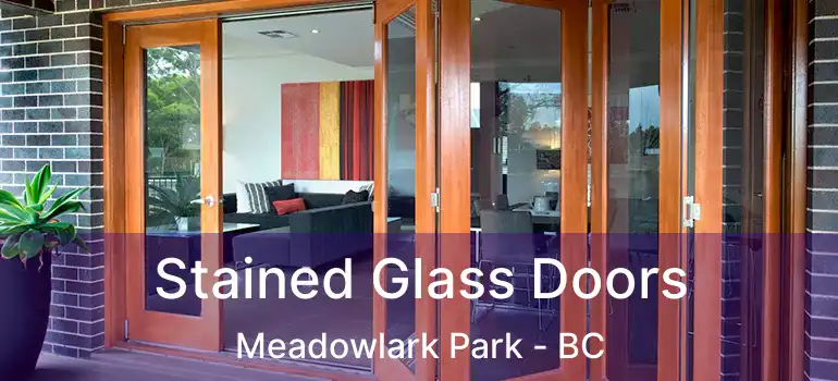  Stained Glass Doors Meadowlark Park - BC