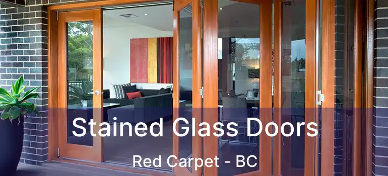  Stained Glass Doors Red Carpet - BC