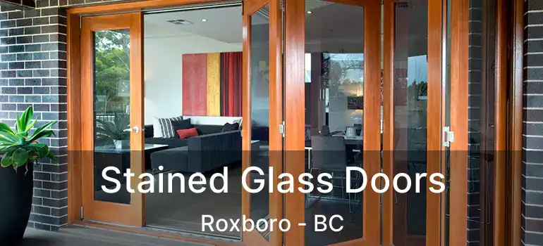  Stained Glass Doors Roxboro - BC