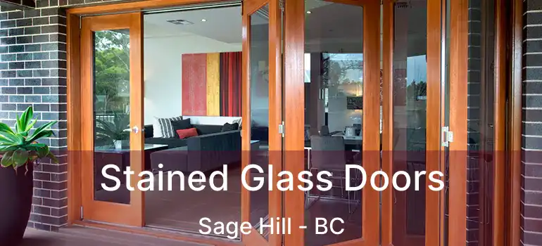  Stained Glass Doors Sage Hill - BC
