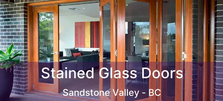  Stained Glass Doors Sandstone Valley - BC