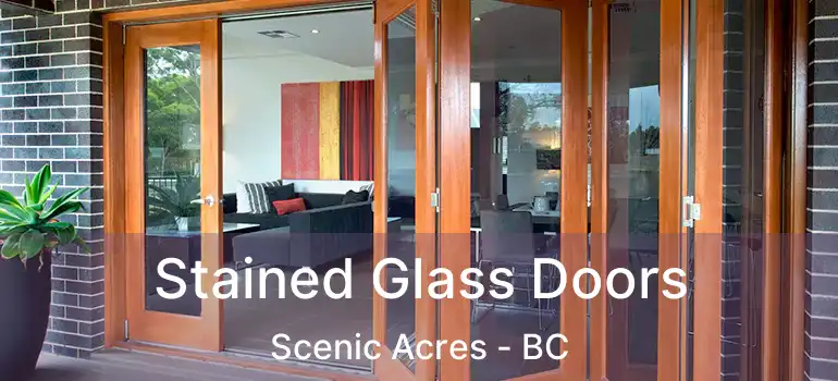  Stained Glass Doors Scenic Acres - BC