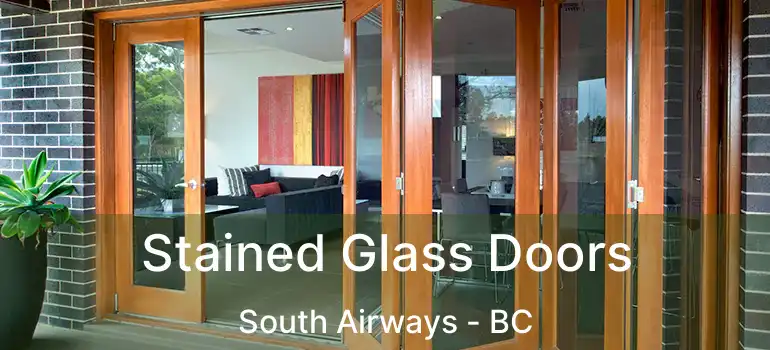  Stained Glass Doors South Airways - BC