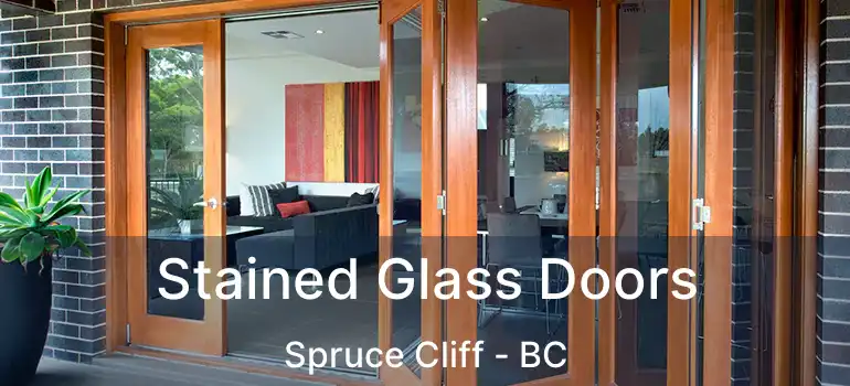  Stained Glass Doors Spruce Cliff - BC