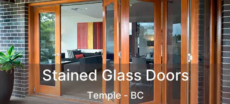  Stained Glass Doors Temple - BC