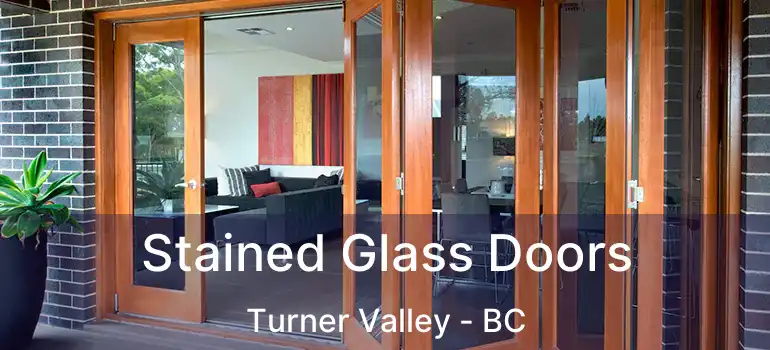  Stained Glass Doors Turner Valley - BC