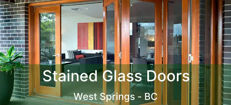  Stained Glass Doors West Springs - BC