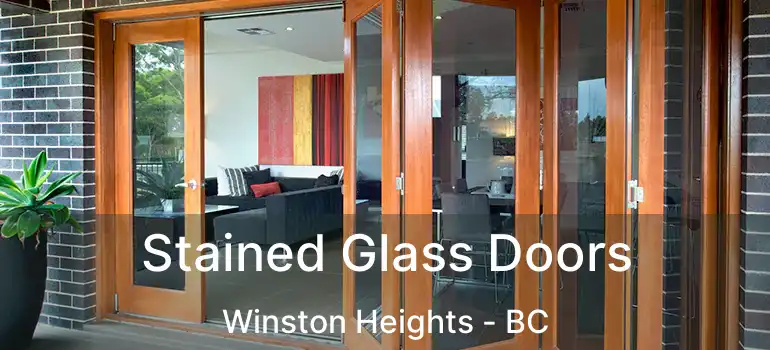  Stained Glass Doors Winston Heights - BC