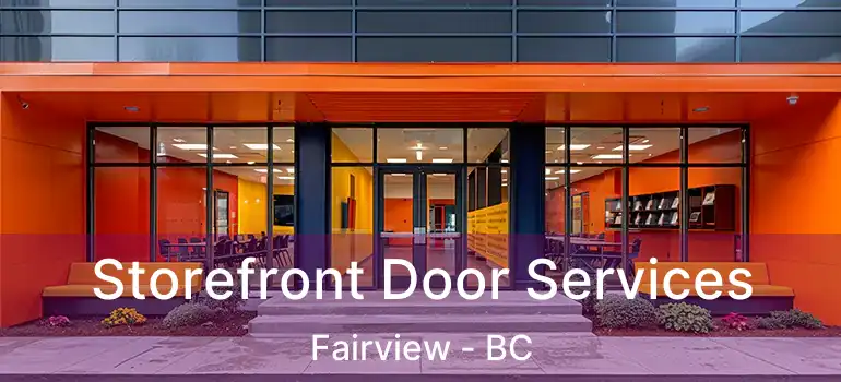  Storefront Door Services Fairview - BC