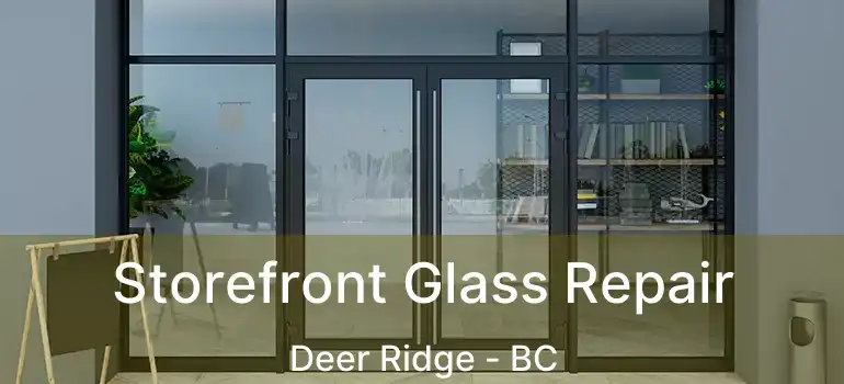  Storefront Glass Repair Deer Ridge - BC