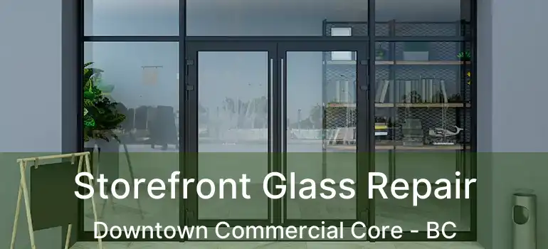  Storefront Glass Repair Downtown Commercial Core - BC