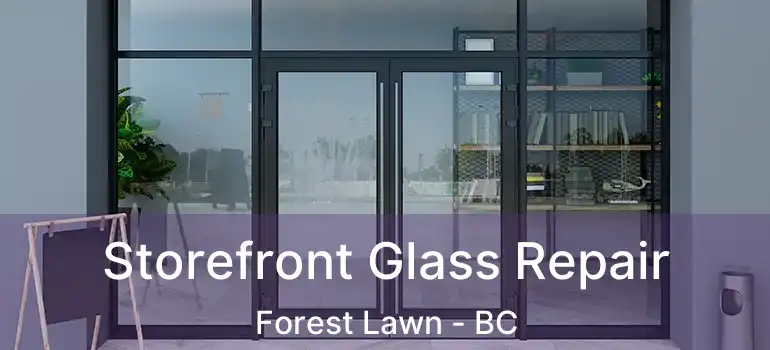  Storefront Glass Repair Forest Lawn - BC