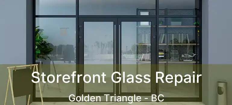  Storefront Glass Repair Golden Triangle - BC