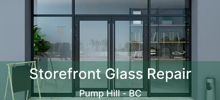  Storefront Glass Repair Pump Hill - BC