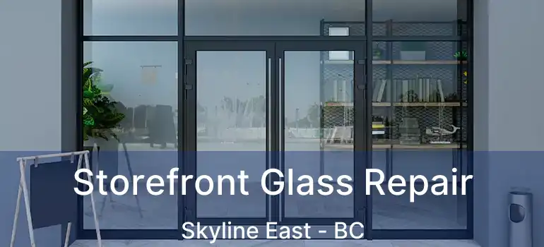  Storefront Glass Repair Skyline East - BC