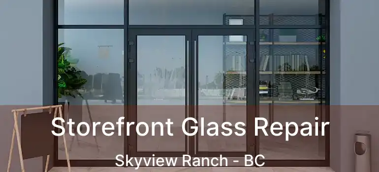  Storefront Glass Repair Skyview Ranch - BC