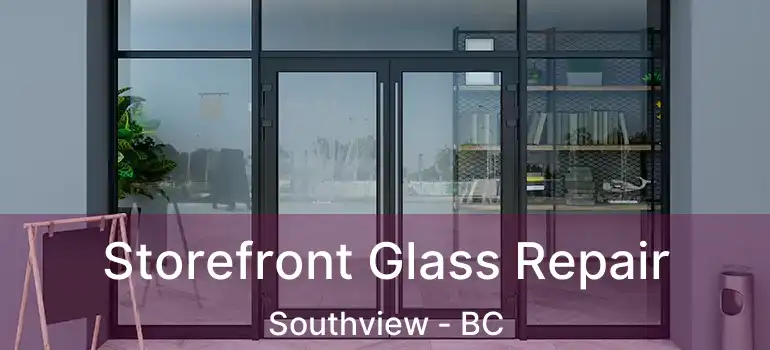  Storefront Glass Repair Southview - BC