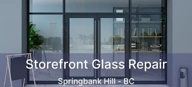  Storefront Glass Repair Springbank Hill - BC