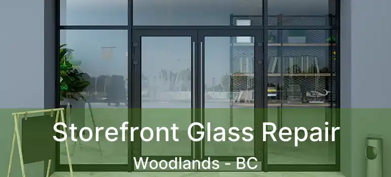  Storefront Glass Repair Woodlands - BC